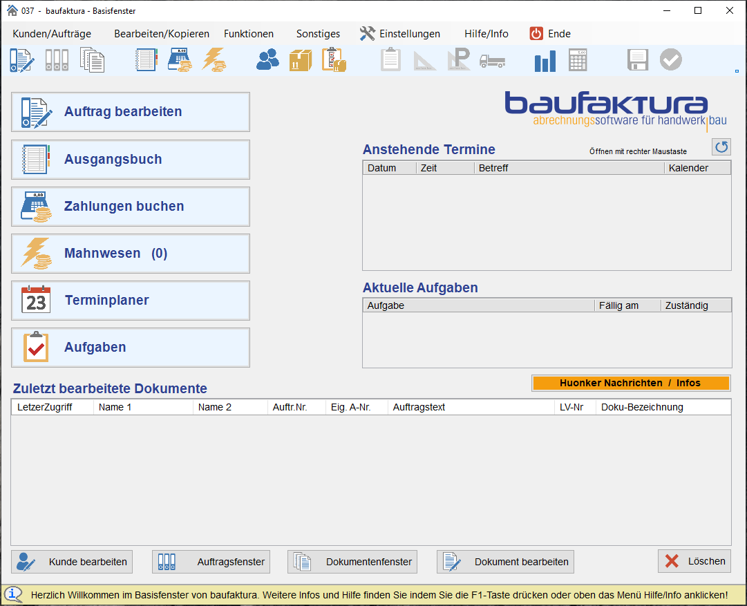 baufaktura start